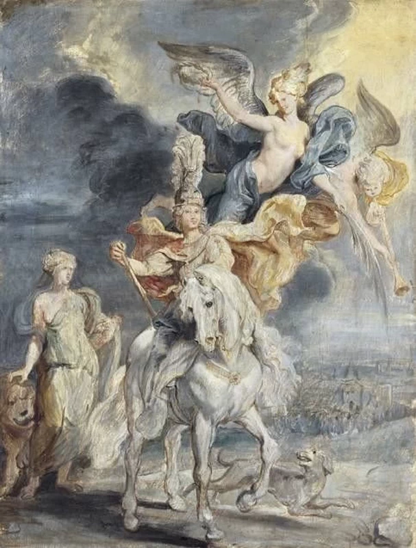 Il trionfo di Jülich (bozzetto per il ciclo mediceo) - Bavaria State Painting Collections